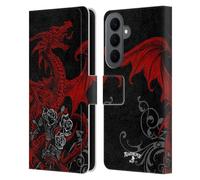 Head Case Designs Officially Licensed Alchemy Gothic Draco Rosa Dragon Leather Wallet Case Compatible With Samsung Galaxy S26 Plus