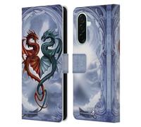 Head Case Designs Officially Licensed Alchemy Gothic Draconic Tryst Dragon Leather Wallet Case Compatible With Samsung Galaxy A26 5G
