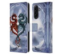 Head Case Designs Officially Licensed Alchemy Gothic Draconic Tryst Dragon Leather Wallet Case Compatible With Samsung Galaxy A17 4G / 5G