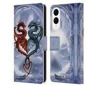 Head Case Designs Officially Licensed Alchemy Gothic Draconic Tryst Dragon Leather Wallet Case Compatible With Samsung Galaxy S25 Edge
