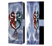 Head Case Designs Officially Licensed Alchemy Gothic Draconic Tryst Dragon Leather Wallet Case Compatible With Samsung Galaxy S25 FE