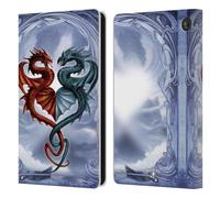 Head Case Designs Officially Licensed Alchemy Gothic Draconic Tryst Dragon Leather Wallet Case Compatible With Amazon Fire 7 2022
