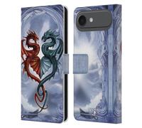 Head Case Designs Officially Licensed Alchemy Gothic Draconic Tryst Dragon Leather Wallet Case Compatible With Apple iPhone 17 Air