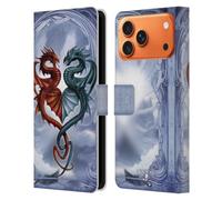 Head Case Designs Officially Licensed Alchemy Gothic Draconic Tryst Dragon Leather Wallet Case Compatible With Apple iPhone 17 Pro Max