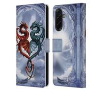 Head Case Designs Officially Licensed Alchemy Gothic Draconic Tryst Dragon Leather Wallet Case Compatible With Samsung Galaxy A36 5G