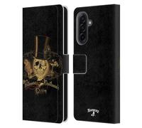 Head Case Designs Officially Licensed Alchemy Gothic Gentlemens Club Skull Leather Wallet Case Compatible With Samsung Galaxy A17 4G / 5G