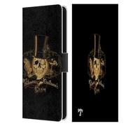 Head Case Designs Officially Licensed Alchemy Gothic Gentlemens Club Skull Leather Wallet Case Compatible With Samsung Galaxy S25 FE