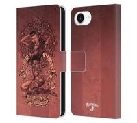 Head Case Designs Officially Licensed Alchemy Gothic If Looks Could Kill Woman Leather Wallet Case Compatible With Apple iPhone 16e