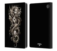 Head Case Designs Officially Licensed Alchemy Gothic Imperial Dragon Leather Wallet Case Compatible With Amazon Fire 7 2022