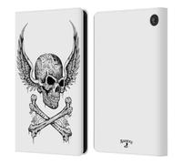 Head Case Designs Officially Licensed Alchemy Gothic Inked Wing Leather Wallet Case Compatible With Amazon Fire 7 2022