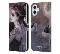 Head Case Designs Officially Licensed Alchemy Gothic Minnaloushe Moon Graphic Art Leather Wallet Case Compatible With Apple iPhone 16 Plus