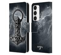 Head Case Designs Officially Licensed Alchemy Gothic Mjolnir Hammer Illustration Leather Wallet Case Compatible With Samsung Galaxy S23 5G