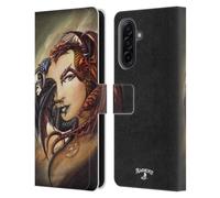 Head Case Designs Officially Licensed Alchemy Gothic Morgan Theomachia Dragon Leather Wallet Case Compatible With Samsung Galaxy A17 4G / 5G