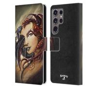 Head Case Designs Officially Licensed Alchemy Gothic Morgan Theomachia Dragon Leather Wallet Case Compatible With Samsung Galaxy S24 Ultra 5G