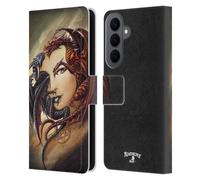 Head Case Designs Officially Licensed Alchemy Gothic Morgan Theomachia Dragon Leather Wallet Case Compatible With Samsung Galaxy S26 Plus