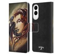 Head Case Designs Officially Licensed Alchemy Gothic Morgan Theomachia Dragon Leather Wallet Case Compatible With Samsung Galaxy S25 Edge