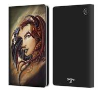 Head Case Designs Officially Licensed Alchemy Gothic Morgan Theomachia Dragon Leather Wallet Case Compatible With Amazon Fire 7 2022
