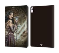 Head Case Designs Officially Licensed Alchemy Gothic Name Of The Rose Woman Leather Wallet Case Compatible With Apple iPad Air 13 2024/2025