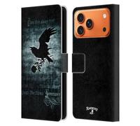Head Case Designs Officially Licensed Alchemy Gothic Nevermore Wing Leather Wallet Case Compatible With Apple iPhone 17 Pro Max