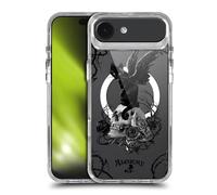 Head Case Designs Officially Licensed Alchemy Gothic Nine Lives Of Poe Skull Cat Gothic Art Shockproof Bumper Case [Military Grade Protection] Compatible with Apple iPhone and Compatible with MagSafe