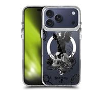 Head Case Designs Officially Licensed Alchemy Gothic Nine Lives Of Poe Skull Cat Gothic Art Shockproof Bumper Case [Military Grade Protection] Compatible with Apple iPhone and Compatible with MagSafe