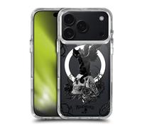 Head Case Designs Officially Licensed Alchemy Gothic Nine Lives Of Poe Skull Cat Gothic Art Shockproof Bumper Case [Military Grade Protection] Compatible with Apple iPhone and Compatible with MagSafe