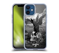 Head Case Designs Officially Licensed Alchemy Gothic Nine Lives Of Poe Skull Cats Gel Case [Military Grade Protection] Compatible With Apple iPhone 12 Mini