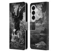 Head Case Designs Officially Licensed Alchemy Gothic Nine Lives Of Poe Skull Cats Leather Wallet Case Compatible With Samsung Galaxy S26