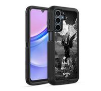 Head Case Designs Officially Licensed Alchemy Gothic Nine Lives Of Poe Skull Cats Ultra-Armoured Shockproof Case [Military Grade Protection] Compatible With Samsung Galaxy A15