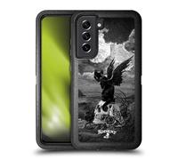 Head Case Designs Officially Licensed Alchemy Gothic Nine Lives Of Poe Skull Cats Ultra-Armoured Shockproof Case [Military Grade Protection] Compatible With Samsung Galaxy S21 FE 5G