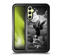 Head Case Designs Officially Licensed Alchemy Gothic Nine Lives Of Poe Skull Cats Ultra-Armoured Shockproof Case [Military Grade Protection] Compatible With Samsung Galaxy A34 5G