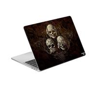 Head Case Designs Officially Licensed Alchemy Gothic No Evil Three Skull Dark Vinyl Sticker Skin Decal Cover Compatible With MacBook Pro 13" A1989 / A2159