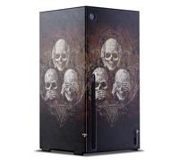 Head Case Designs Officially Licensed Alchemy Gothic No Evil Three Skull Gothic Game Console Wrap Case Cover Compatible With Xbox Series X