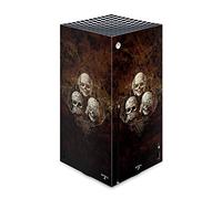 Head Case Designs Officially Licensed Alchemy Gothic No Evil Three Skull Gothic Vinyl Sticker Gaming Skin Decal Cover Compatible With Xbox Series X Console