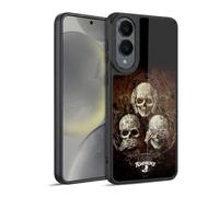 Head Case Designs Officially Licensed Alchemy Gothic No Evil Three Skull Skull Gel Armour Case [Military Grade Protection] Compatible With Samsung Galaxy S25 Edge