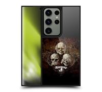 Head Case Designs Officially Licensed Alchemy Gothic No Evil Three Skull Skull Gel Armour Case [Military Grade Protection] Compatible With Samsung Galaxy S24 Ultra 5G