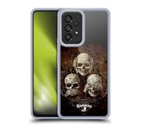 Head Case Designs Officially Licensed Alchemy Gothic No Evil Three Skull Skull Gel Case [Military Grade Protection] Compatible With Samsung Galaxy A53 5G (2022)