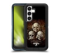 Head Case Designs Officially Licensed Alchemy Gothic No Evil Three Skull Skull Ultra-Armoured Shockproof Case [Military Grade Protection] Compatible With Samsung Galaxy S24 5G