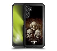 Head Case Designs Officially Licensed Alchemy Gothic No Evil Three Skull Skull Ultra-Armoured Shockproof Case [Military Grade Protection] Compatible With Samsung Galaxy A05s