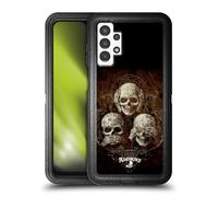 Head Case Designs Officially Licensed Alchemy Gothic No Evil Three Skull Skull Ultra-Armoured Shockproof Case [Military Grade Protection] Compatible With Samsung Galaxy A13 (2022)