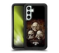 Head Case Designs Officially Licensed Alchemy Gothic No Evil Three Skull Skull Ultra-Armoured Shockproof Case [Military Grade Protection] Compatible With Samsung Galaxy S23 FE 5G