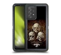 Head Case Designs Officially Licensed Alchemy Gothic No Evil Three Skull Skull Ultra-Armoured Shockproof Case [Military Grade Protection] Compatible With Galaxy A52 / A52s / 5G (2021)