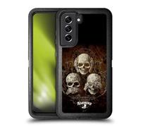 Head Case Designs Officially Licensed Alchemy Gothic No Evil Three Skull Skull Ultra-Armoured Shockproof Case [Military Grade Protection] Compatible With Samsung Galaxy S21 FE 5G