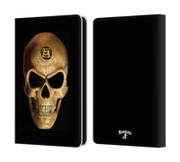 Head Case Designs Officially Licensed Alchemy Gothic Omega Skull Leather Wallet Case Compatible With Amazon Kindle 11th Gen 6in 2022