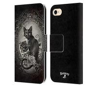 Head Case Designs Officially Licensed Alchemy Gothic Paracelsus Cats Leather Wallet Case Compatible With Apple iPhone 7/8 / SE 2020 & 2022