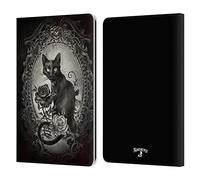 Head Case Designs Officially Licensed Alchemy Gothic Paracelsus Cats Leather Wallet Case Compatible With Kindle Paperwhite 1/2 / 3