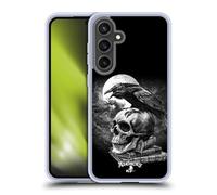 Head Case Designs Officially Licensed Alchemy Gothic Poe's Raven Wing Gel Case [Military Grade Protection] Compatible with Samsung Galaxy S24 FE and Compatible with MagSafe
