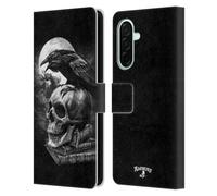 Head Case Designs Officially Licensed Alchemy Gothic Poe's Raven Wing Leather Wallet Case Compatible With Samsung Galaxy A26 5G
