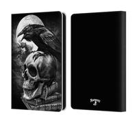 Head Case Designs Officially Licensed Alchemy Gothic Poe's Raven Wing Leather Wallet Case Compatible With Amazon Kindle 11th Gen (2024)