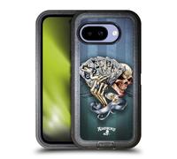 Head Case Designs Officially Licensed Alchemy Gothic Read 'Em And Weep Skull And Cards Ultra-Armoured Shockproof Case [Military Grade Protection] Compatible With Google Pixel 9A